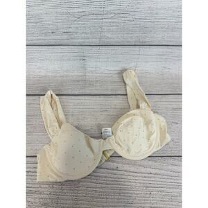 WeWoreWhat Women's Cream Eyelet Claudia Swim Top Size Large